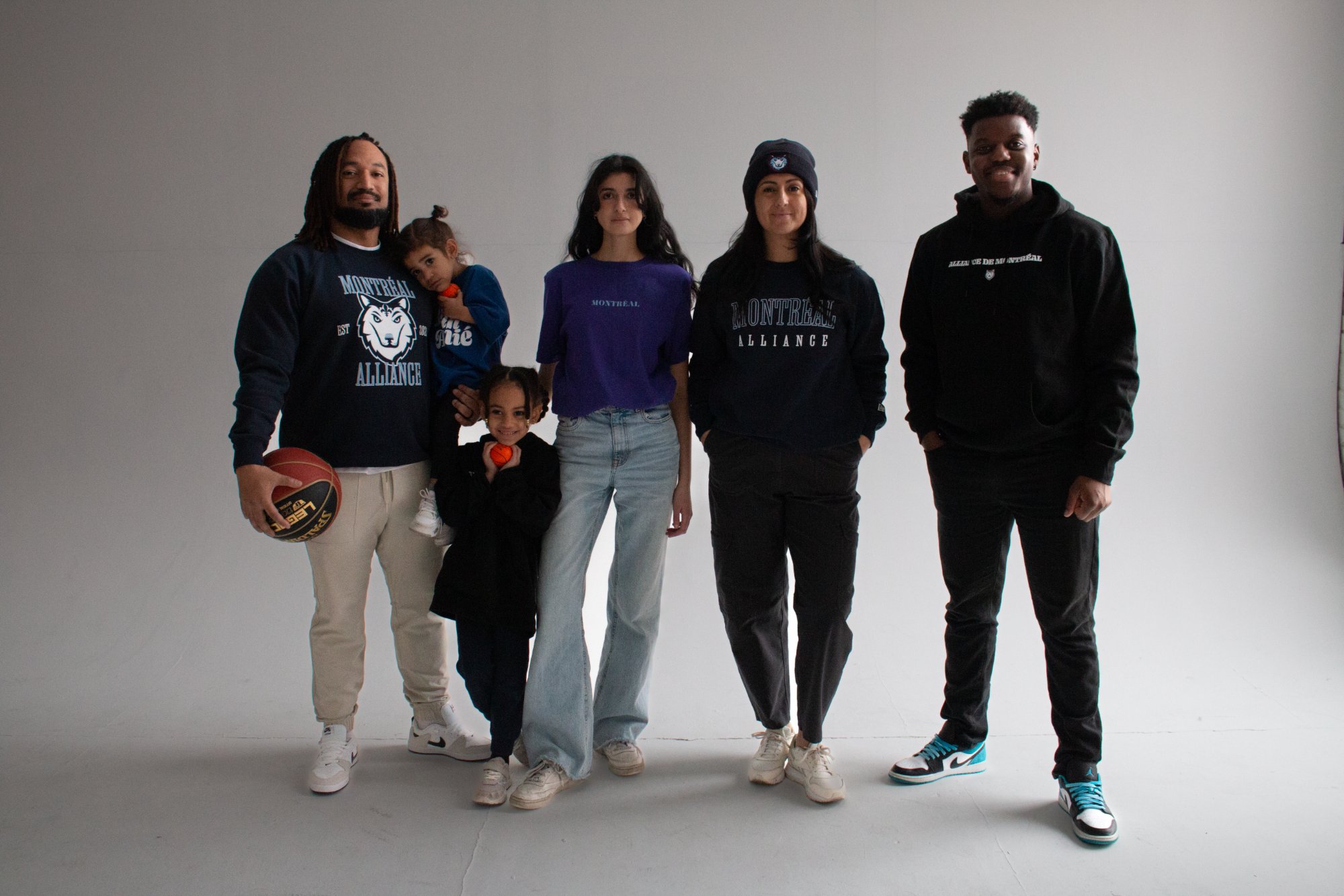 Alliance merch group shot